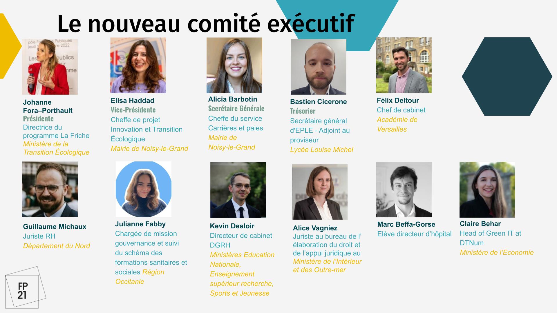 Séminaire d'intégration du comité exécutif